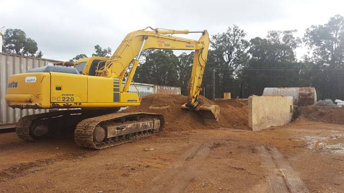 Earthmoving equipment for civil and domestic work
